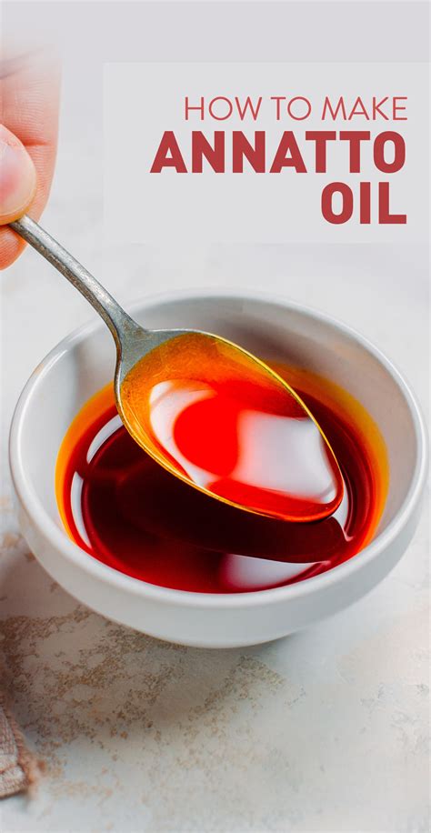 oil tagalog|How to Make Annatto Oil .